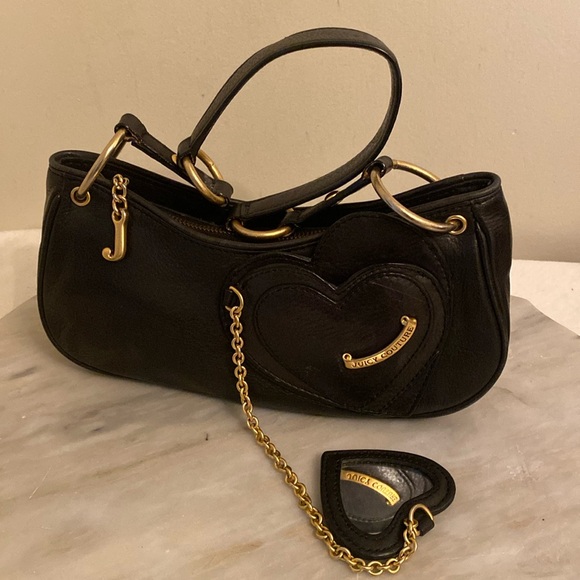 Juicy Couture Y2 K leather shoulder bag - Picture 6 of 15